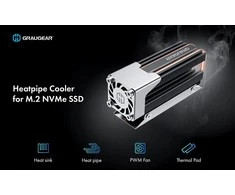 Nezatříděno Graugear M.2 disko radiatorius su ventiliatoriumi (G-M2HS03- F)