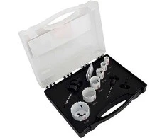 Grąžtas Makita HSS Bi-Metal gręžimo karūnų komplektas 9-dydžiai D-47123