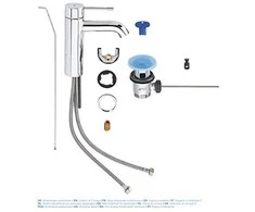 Praustuvo maišytuvas GROHE Essence New, S-dydis, chromas