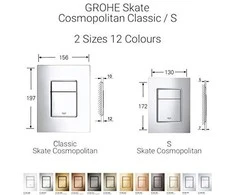 WC klavišas Grohe, Skate Cosmopolitan, baltas