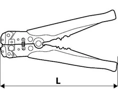 Laidų nužievintojas Topex, 210mm