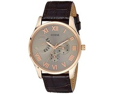 Laikrodis GUESS W0608G1. Kwarcowy, Kolor smėlio spalva. Mężczyzna.