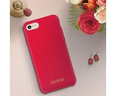 Guess GUHCI8LSGLRE iPhone 7/8/SE 2020/SE 2022 raudonas/raudonas kietas silikoninis dėklas