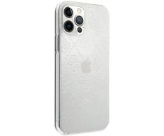 Apple iPhone 12 Pro Max Guess dėklas 4G 3D Pattern Collection (GUHCP12L3D4GTR) skaidrus