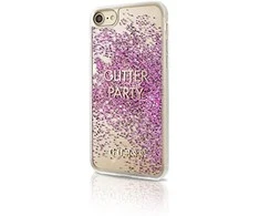 Apple iPhone SE 2022 / SE 2020 / 7 / 8 Guess Hard dėklas Liquid Glitter Party (GUHCP7GLUQPU) violetinės spalvos