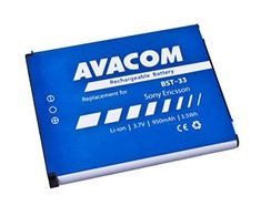 „Avacom“ baterija. „AVACOM“ baterija, skirta „Sony Ericsson K550i“, „K800“, „W900i“ mobiliųjų telefonų ličio jonų 3,7 V 950 mAh (standartinė BST-33) - GSSE-W900-S950A