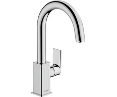 Hansgrohe izlietnes maisītājs Vernis Shape 200, ar pop-up, paaugstināts, hroms