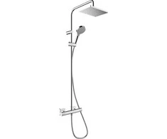 Termostatinė dušo sistema Hansgrohe Vernis Shape 230 1 Jet 26286670, juoda matinė