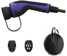 Helos E-Auto-Ladekabel, Typ 2, TÜV, 3-phasig, 16 A, 11 kW, 7,5m