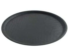 Hendi Neslystantis padavėjo padėklas, apvalus, skersmens. 40cm - juoda