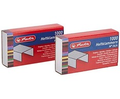 Herlitz Zszywka No24/6 ocynkowana blister 2x1000 vnt (8760522)