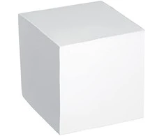 Herlitz užrašų blokas 9x9x9cm, 900 suklijuotų lapų