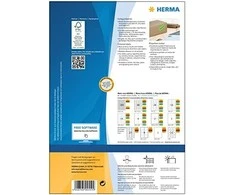 Herma Spalvotos etiketės A4, 105 x 42.3 mm, žalios, tvirtos rankenos - 4559