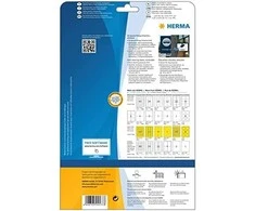 HERMA 4577 lipni etiketė Balta Keičiama 20 vnt