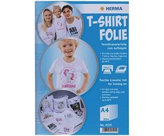 Herma Herma marškinėliai folija A4 šviesai + baltas Tekstilė 20 lapų 4525