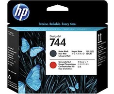 Hewlett Packard (HP) HP Ink / 744 Matte Juodas + Raudona Printhead (F9J88A)