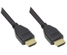 Alcasa Good Connections Geros jungtys HDMI 2.0 Kabelis, 4K @ 60Hz, Juodas, 1m