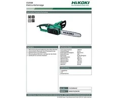 Elektrinis grandininis pjūklas HiKOKI CS35SB