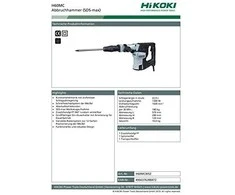 Atskėlimo plaktukas HiKOKI H60MC