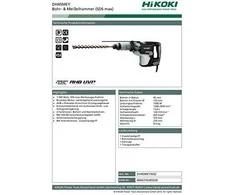 Smūginis gręžtuvas Hitachi