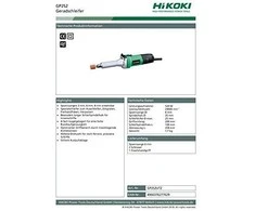 Tiesinis šlifuoklis HiKOKI GP2S2