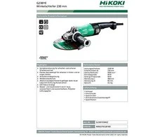 Kampinis šlifuoklis HiKOKI G23BYE