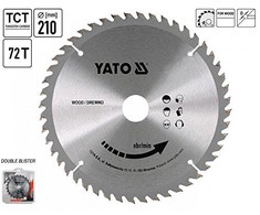 YATO diskinis pjūklas, skirtas ALUMINIUI 210x30mm 72 dantu 6093