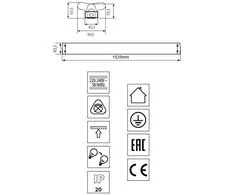 Kanlux ALDO 4LED 2 x 150 (26365)