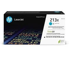 „Hewlett Packard“ (HP) HP 213X žalsvai mėlyna originali „LaserJet“ dažų kasetė