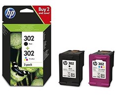 Hewlett Packard (HP) HP 302 Ink Cartridge Combo 2 vnt. BLISTER
