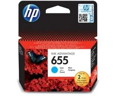 Hewlett Packard (HP) HP No.655 (CZ110AE), žydra kasetė