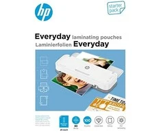 HP Folie laminacyjne Everyday, 25 x (A4, A5, A6, B-Card), 80 mic, 100 vnt.