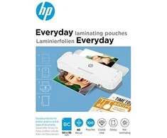 HP Laminuojantys filmai HP KETVIRTADIENIS, VERSLAS CARD, 80 mikronų, 100 vnt., permatomas / stiklinis