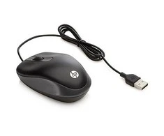 Hewlett Packard (HP) HP USB su laidu 1000 dpi Lightweight Travel Pelė - Juodas