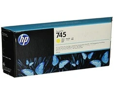 Hewlett Packard (HP) HP rašalo krepšelis. F9K02A Nr. 745; f³r DJ Z2600/Z5600 geltonas; didelės talpos