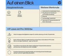 HP - LaserJet Pro 3002dw mono spausdintuvas