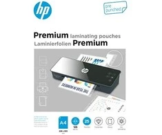 HP Laminuojantys filmai HP Pjaustymo mašina A4, 125 mikronų, 25 vnt., skaidri / stiklinė