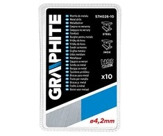 Grąžtas Graphite HSS-Co metalo grąžtai 4,2 mm, 10 vnt