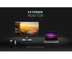 I-tec C31CBLDP60HZ2M vaizdo kabelio adapteris 2 m C tipo USB DisplayPort Juoda