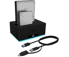 RAIDSONIC Icy Box IB-127CL-U3 2,5/3,5 colio SATA SSD su USB3.2 (Gen1) palaikymu