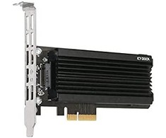 Icy Dock „IcyDock M.2 NVMe SSD“ į PCIe adapterio plokštė su šildymu