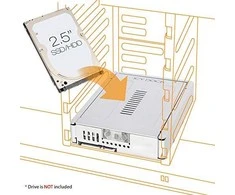 Pocket Icy Dock 3.5 "2,5" SATA / SAS EZConvert Pro diskai (MB982IP-1S-1)