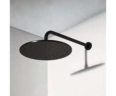Stacionari dušo galva Ideal Standard, IdealRain Ø 300 mm, Silk Juodas juoda matinė