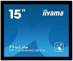 Iiyama „Monitorius“ 15 colių TF1534MC-B7X TN monitorius, 10 lietimo taškų, HDMI, DP, 4:3, P65, 7H, USB
