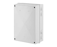 ATSIŠAKOJIMO DĖŽUTĖ SU RIEBOKŠLIAIS LUX-303X214/EPN IP55 Elektro-Plast