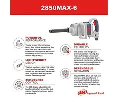 Ingersoll Rand Smūginis veržliasukis 1" INGERSOLL 2850MAX-6