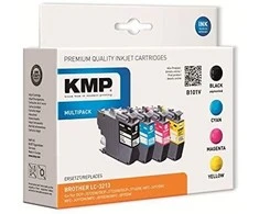 „Legrand Tusz KMP KMP B101V“ – 4 rašalo kasetė – juoda, geltona, žydra, rausvai raudona – suderinama su spausdinimo spausdintuvu (alternatyva: „Brother LC3213BK“, „Brother LC3213C“, „Brother LC3213M“, „Brother LC3213Y“) – su „Brother DCP-J572“, „DCP-J772“, „DCP-J774“, „MFC-J890“, „MFC-J895“