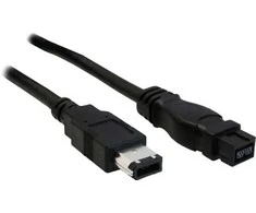InLine Fejerverkai 9- pin - Fejerverkai 6- pin, 2m, Juodas (36902)