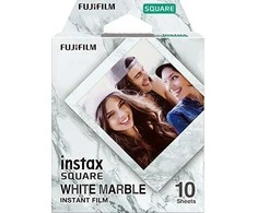 Fujifilm Moment.fotoplokšt. Instax SQUARE WHITEMARBLE (10pl)