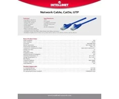 Intellinet Cat5e, UTP, 3m tinklo kabelis U/UTP (UTP) Žalia